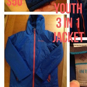 Boys size medium 3 in 1 jacket